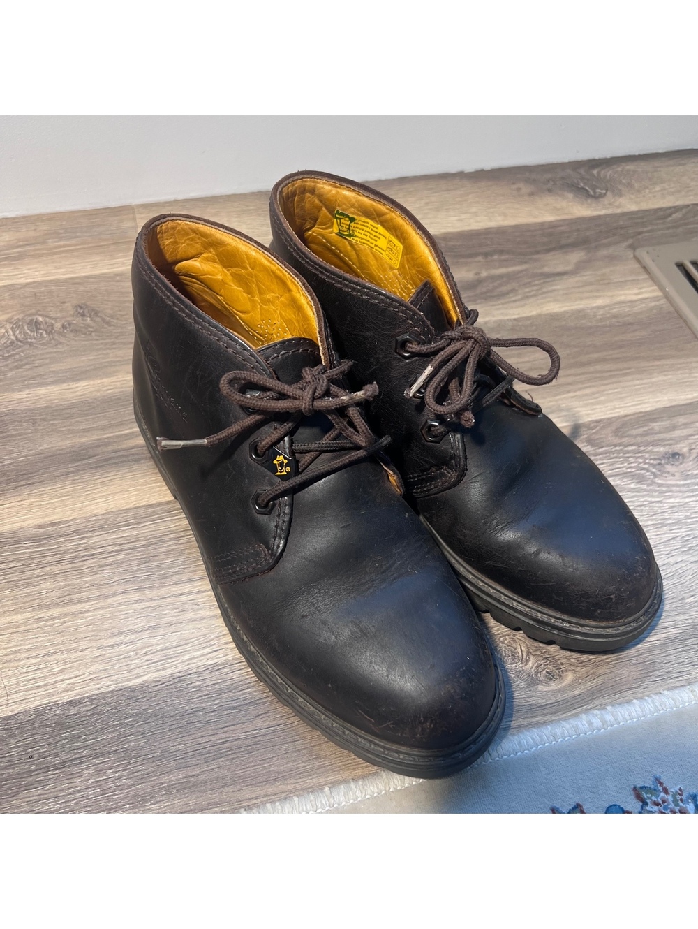 Havana Joe black leather chukka boots Women's Size 8.5 (39)